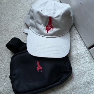 NEW Makers Mark Hat and Bum Belt Waist Bag